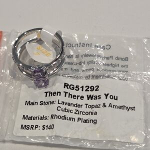 Then There Was You Lavender Topaz & Amethyst Ring